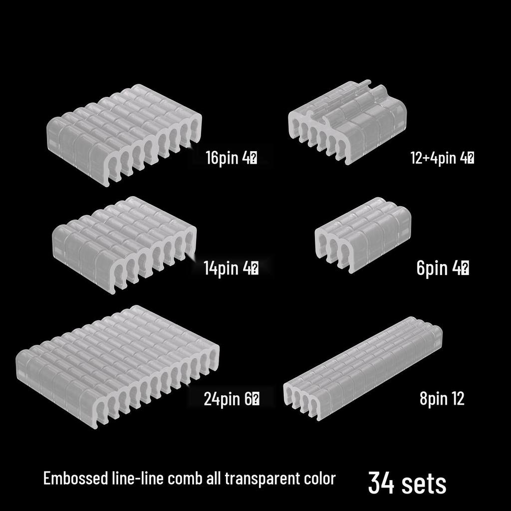 Acrylic Cable Management Comb for Motherboard and Graphics Card