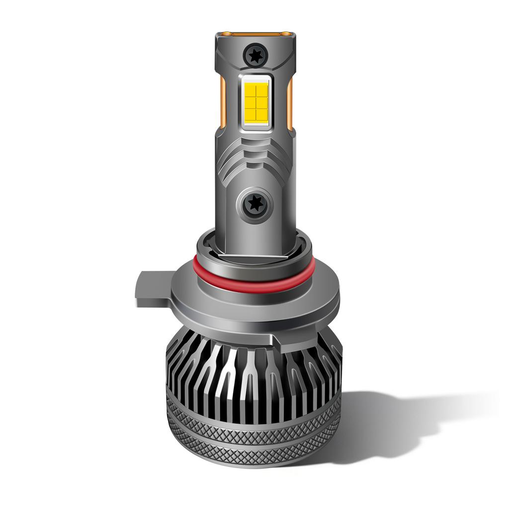 4300K Warm Yellow Led Headlight 70W High Power Double Copper Tube Car Led Headlight 12V24VH7H1H4
