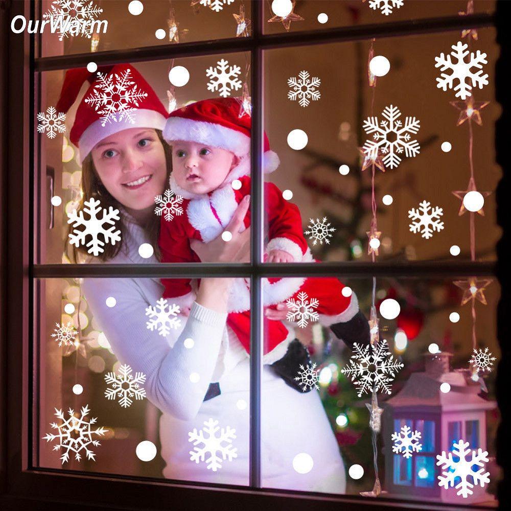 Lots Snowflake Winter Christmas Decor Window Wall Decal Sticker uygun ...