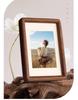 3D Decorative Solid Wood Photo Frame with Mortise and Tenon Structure, Perfect for Desktop Display and Commemorative Couple Photos
