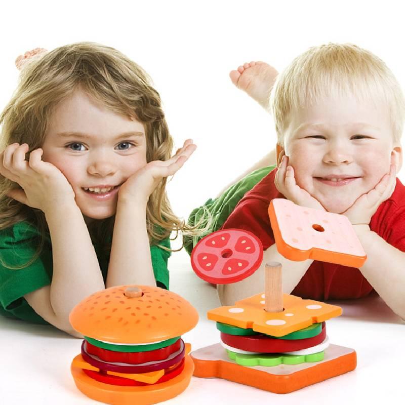 Burger Food Model Toy For Kids