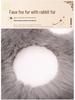 Cat Paw Rug - Skin-Friendly, No Shedding, Machine Washable, Imitation Rabbit Fur Blend for Bedroom/Sofa/Living Room Floor Mat