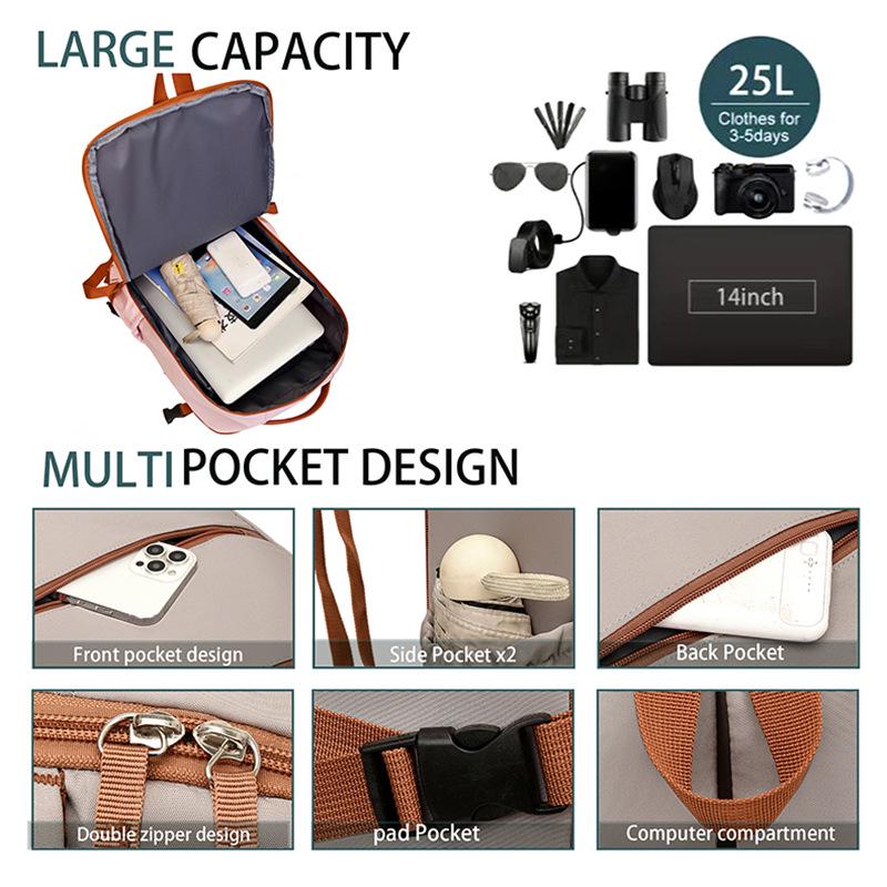 Versatile Large-Capacity Travel Backpack for Business and Leisure