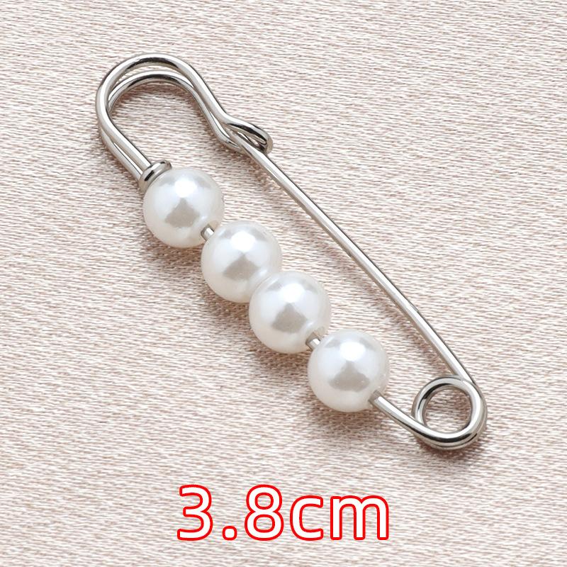 Pearl Waist Pins, Accessories, Dresses, Large Waistband, Small Clothes Neckline, High-end Anti-light Brooch