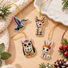 Flat Hanging Advent Calendar with Ornaments for Christmas Countdown Decoration
