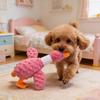 Stuffed Duck Dog Toy for Aggressive Chewers Soft Plush Duck Toy with Squeaker Crinkle Paper Puppy Chew Toy for Interactive Play And Boredom Relief