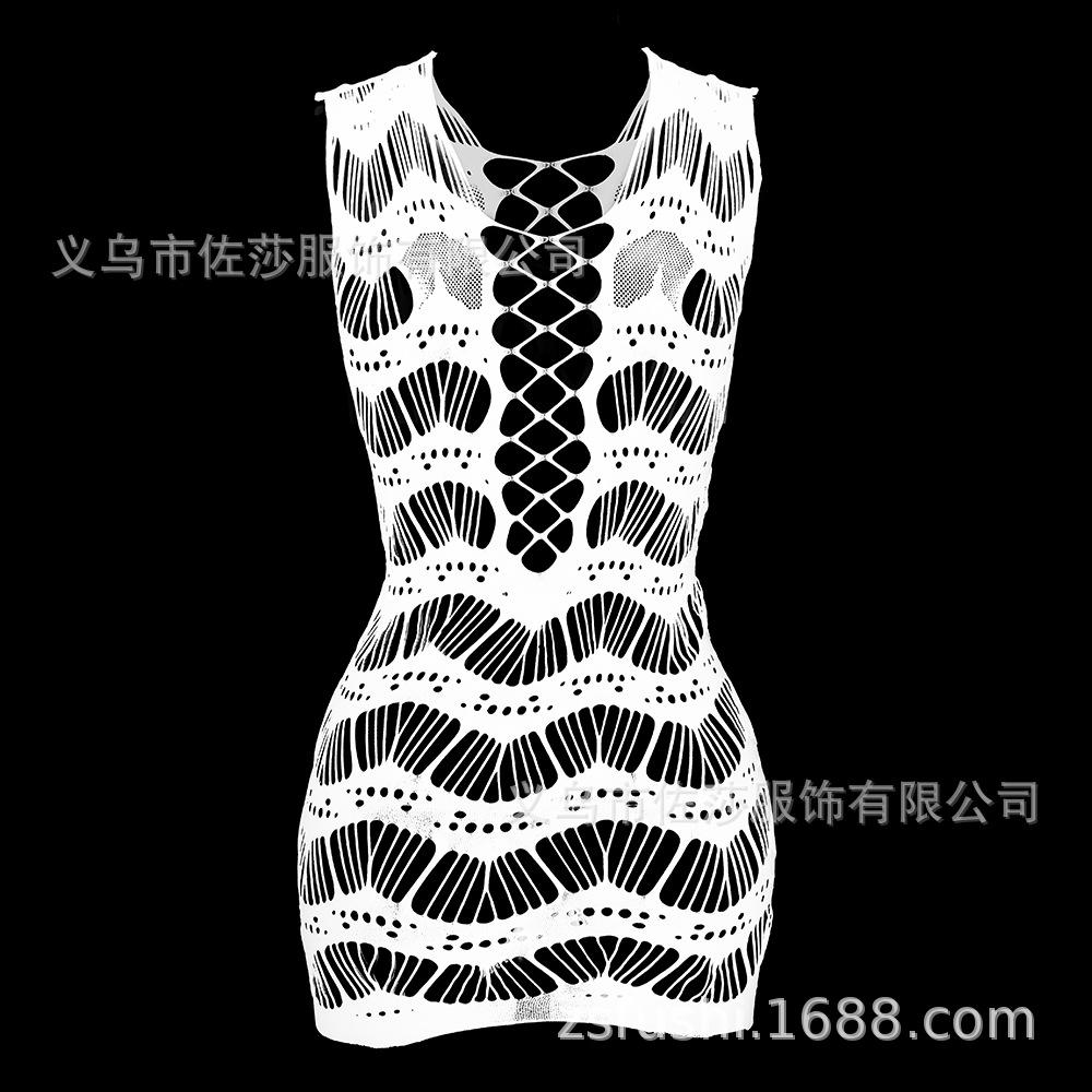 Sex underwear sexy hip skirt hollow temptation women's transparent suspender net 22