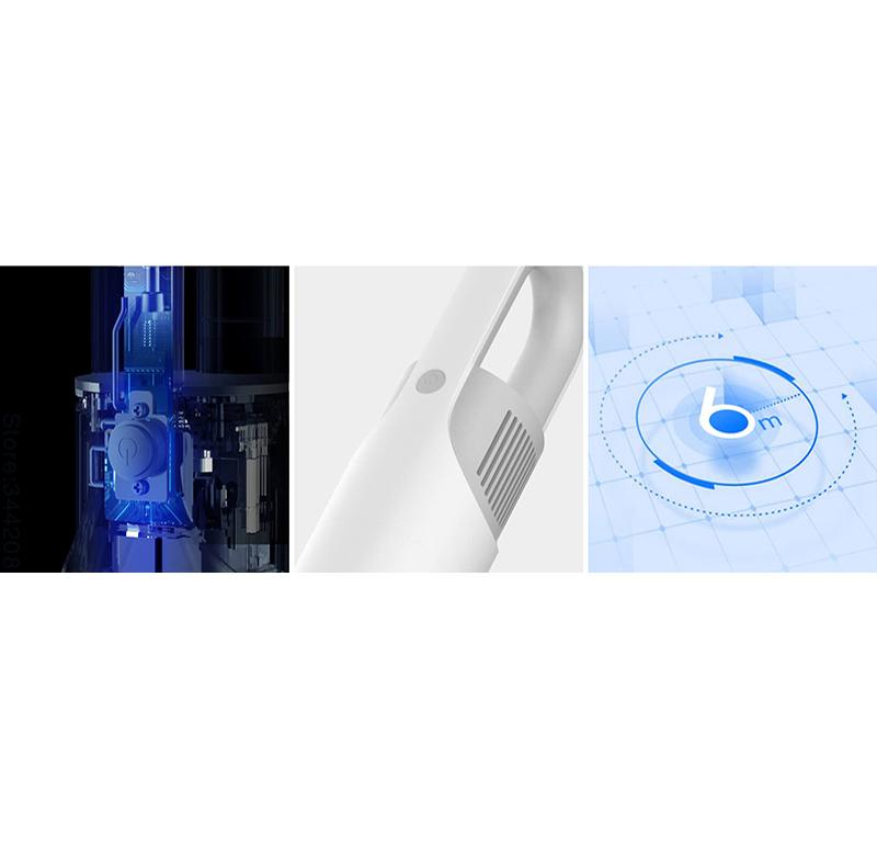 Xiaomi MIJIA Handheld Vacuum Cleaner For Home Sweeping 16000Pa Strong Cyclone Suction Multi Functional Brush Dust Catcher