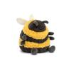 Jucărie de pluș moale Albee Bee 18cm Galben Negru Animal de pluș îmbrățișabil Cadou pentru Copii