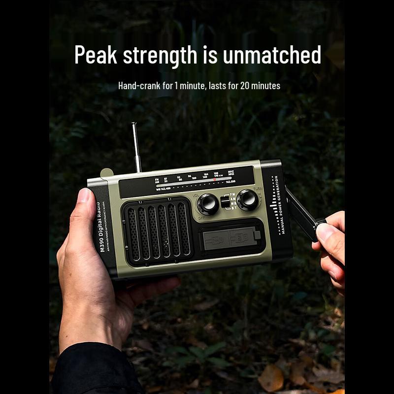Warsun M390 Multifunction Emergency Radio Flashlight