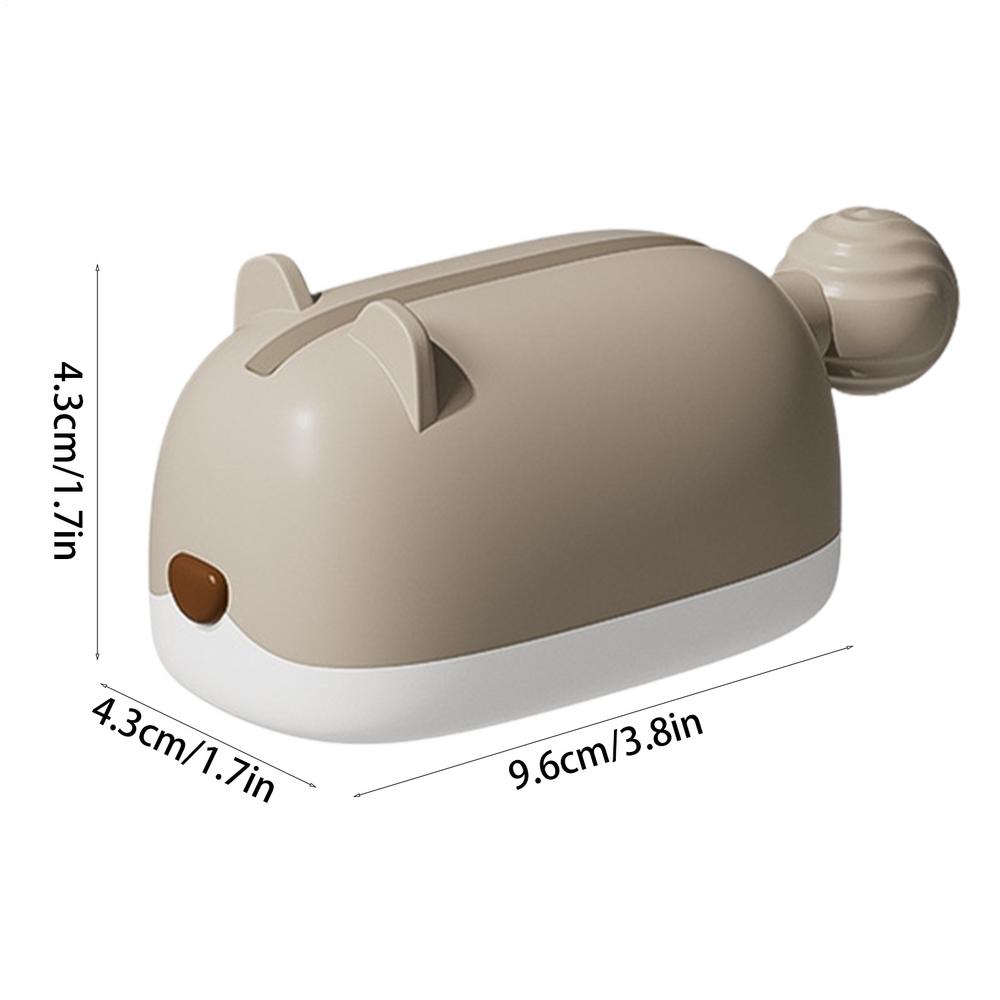 

Инструмент для выдавливания зубной пасты, ролик, настенный диспенсер для выдавливания зубной пасты, инструмент для выдавливания тюбиков, простой практичный коричневый