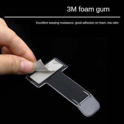 2 Stück Transparent Auto Fahrzeug Parkschein Quittung Genehmigung Kartenhalter Clip Aufkleber Windschutzscheibe Kunststoff Universal Autozubehör