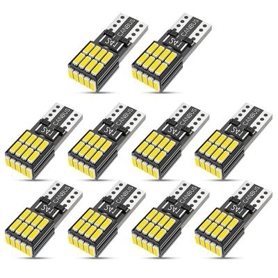 T10 LED Weiß Explosives Licht 10 Stück Kompatibel mit Fahrzeuginspektion 4014 LED-Chips