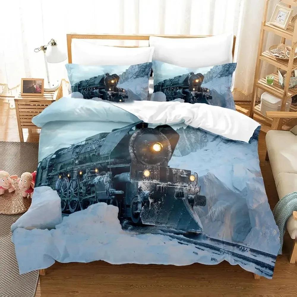 Σετ κρεβατιού ταινία Murder on the Orient Express Παπλωματοθήκη για κορίτσια με διπλό κρεβάτι Queen Size Μαξιλαροθήκη Κρεβάτι Αγόρια Ενήλικες