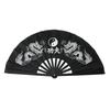Plastic Bone Dance Performance Fan 34cm Hand Folding Stage Fan  Wedding Party Decor