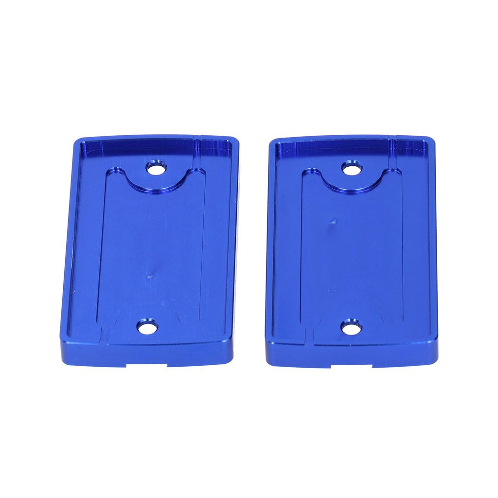 Pair of Front Brake Fluid Reservoir Cap Cover Left Right Fit for Suzuki Hayabusa GSX1300R GSX1400 DL1000Blue