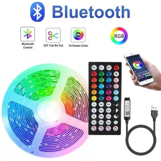 

1-30 м 5050 умная светодиодная лента Usb 15 20 метров Wi-Fi Alexa Rgb светодиодная лента для льда 5 В светодиодная вилка для стены комнаты светодиодная лента лампа цепь 1m No Waterproof
