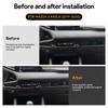 Carbon Fiber For Mazda 3 Axela  -2025 Center Air Vent Side Trim Anti Scratch Interior Decor Protective Car Accessories