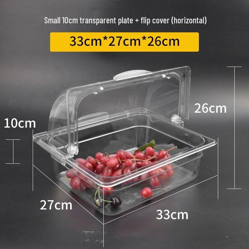 Acrylic Transparent Food Cover & Tray Set