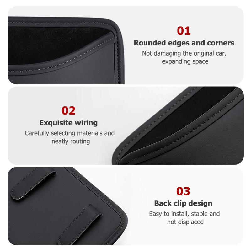 Car Door Hanging Garbage Bin Trash Can Storage Bag For KIA Ceed Sportage Rio K5 K2 Optima Cerato Venga Sedona EF7