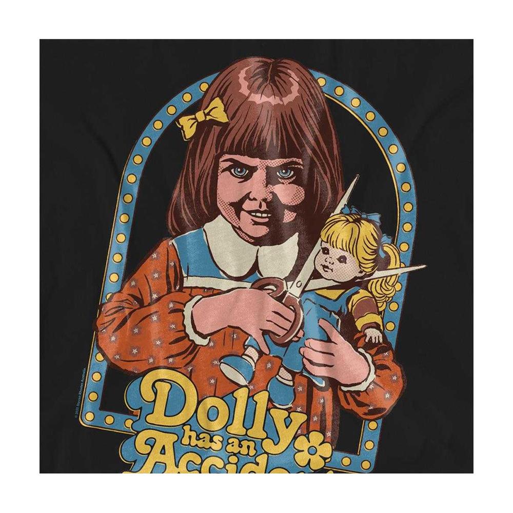 Steven Rhodes Womens/Ladies Dolly Has An Accident T-Shirt