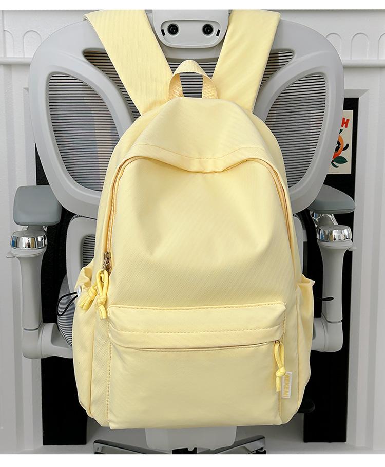 Zaino, zaino di grande capacità per ragazze, studenti delle scuole medie, ragazze, zaino semplice e versatile in stile giapponese per scuole superiori e università