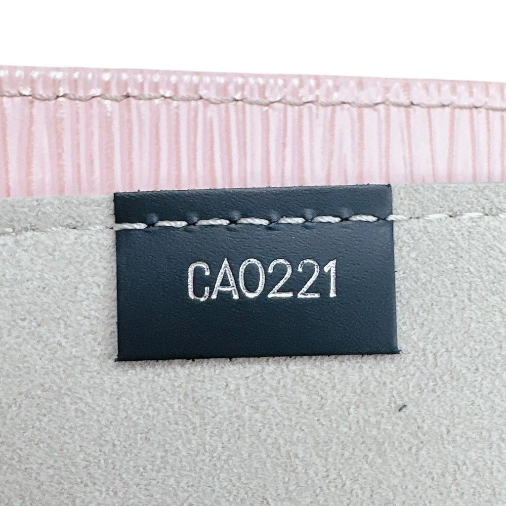 LOUIS VUITTON Epi Petit Sac Plat Handbag Epi Leather Rose valerine Women M69575 Used