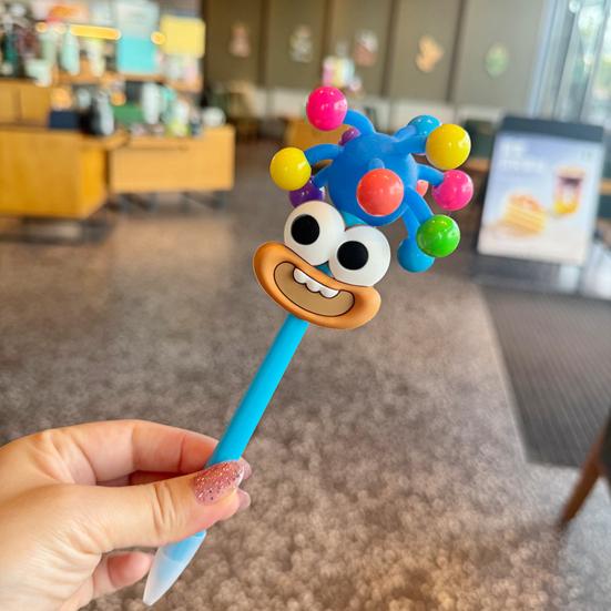 Cute Cartoon Pens Kids Big Mouth Figure Ballpoint Pen Assorted Colors Rollerball Pen Fun Gift for Boys Girls Birthdays And Festive Parties