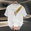 Women Men Cotton T Shirt Round Neck Short Sleeve Print Casual T-shirts