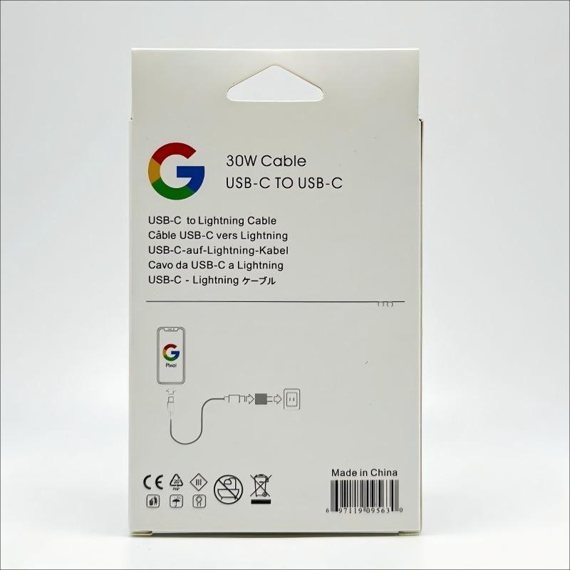 Google 30W USB-C to USB-C Fast Charging Cable for Pixel Devices