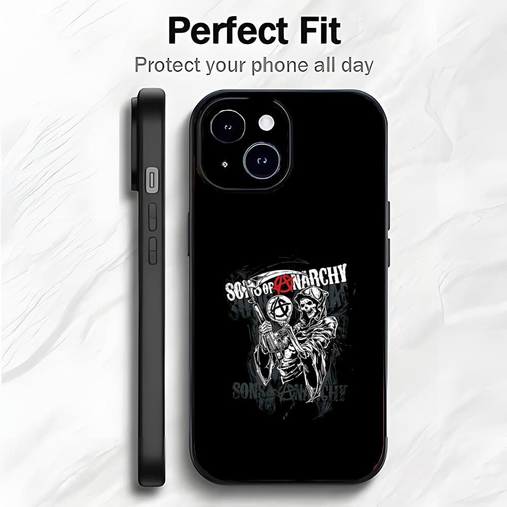 American Show S-Sons of Anarchy Phone Case Phone Case Soft Packaging Lightweight For iPhone17 16 15 14 13ProMax