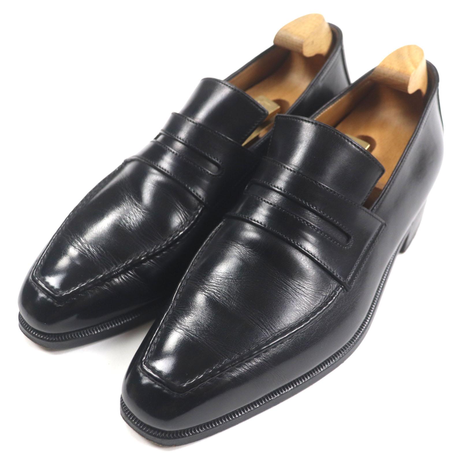 

BERLUTI loafers Andy black leather mens 6 Used