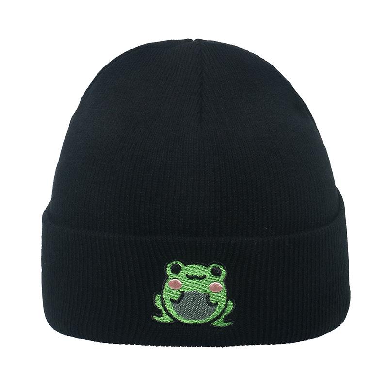 Hip Hop Trend Hat Anime Dragon Ball Wukong Wool Hat Autumn and Winter Cartoon Wu Turtle Letter Knitted Hat Men