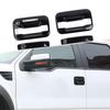 For 2004-2014 Ford F150 Black 2 Door Handle Covers F-150 Trim W/O PSKH W/KPH