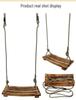 Solid Wood Anti-Corrosion Curved Swing for Children (Indoor/Outdoor)