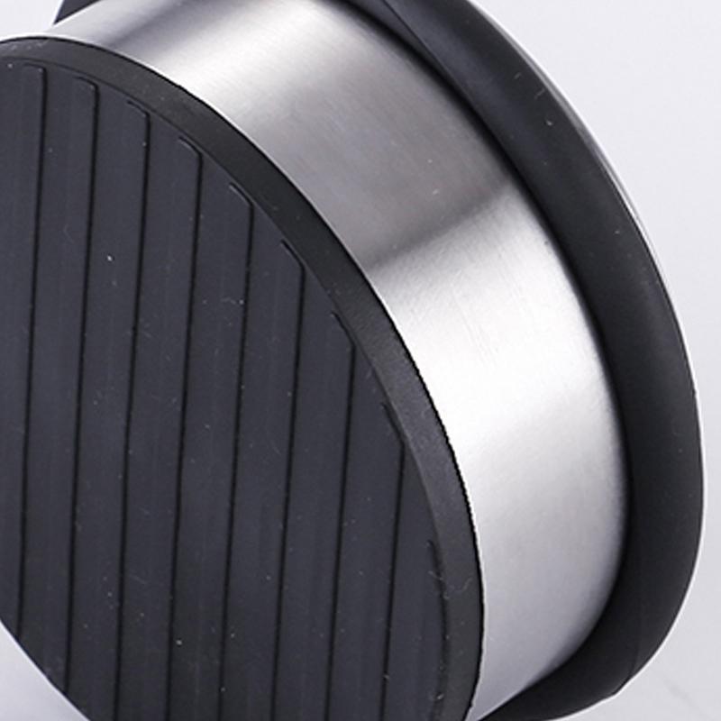 1 Pcs Durable  Door Stoper Wedge Block Stopper Safety Protector Home Office Use Black Rubber Block Wedge Safety Protector