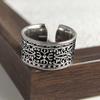 Xiaomi 925 Sterling Silver Rings for Women Couple Minimalist Handmade Retro Blue Stone Wide Ring Fine Jewelry Gift Prevent Allergy