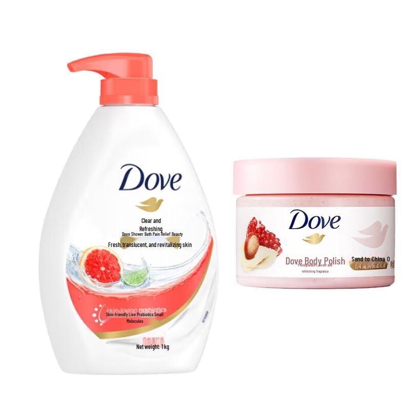 

Dove Refreshing Shower Gel & Pomegranate Body Scrub Set