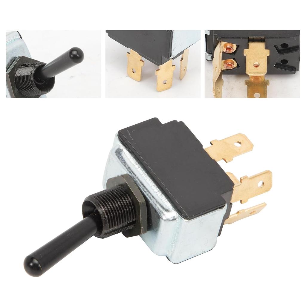 Light Switch Compatible with Peterbilt 330 357 359 377 378 379 387 2004-2005, DPST Toggle Headlamp & Clearance Switch, Replace #577.75611 16-06657