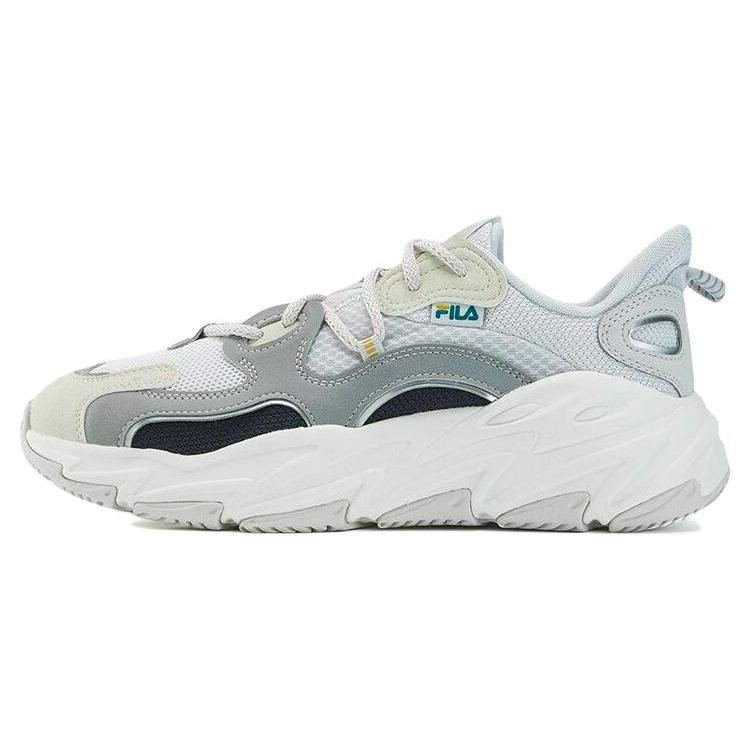 

FILA Comfortable Textile, Synthetic Leather Low top Running Shoes Women s Gray White F12W332109FNA 36