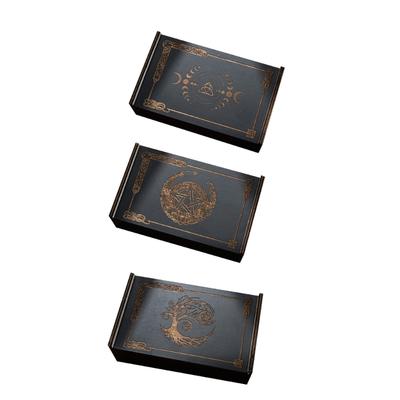 Push Pull Tarot Cards Storage Box Wood Tarot Card Storage Gift Case Small Trinkets Box Portable Divination Storage Box