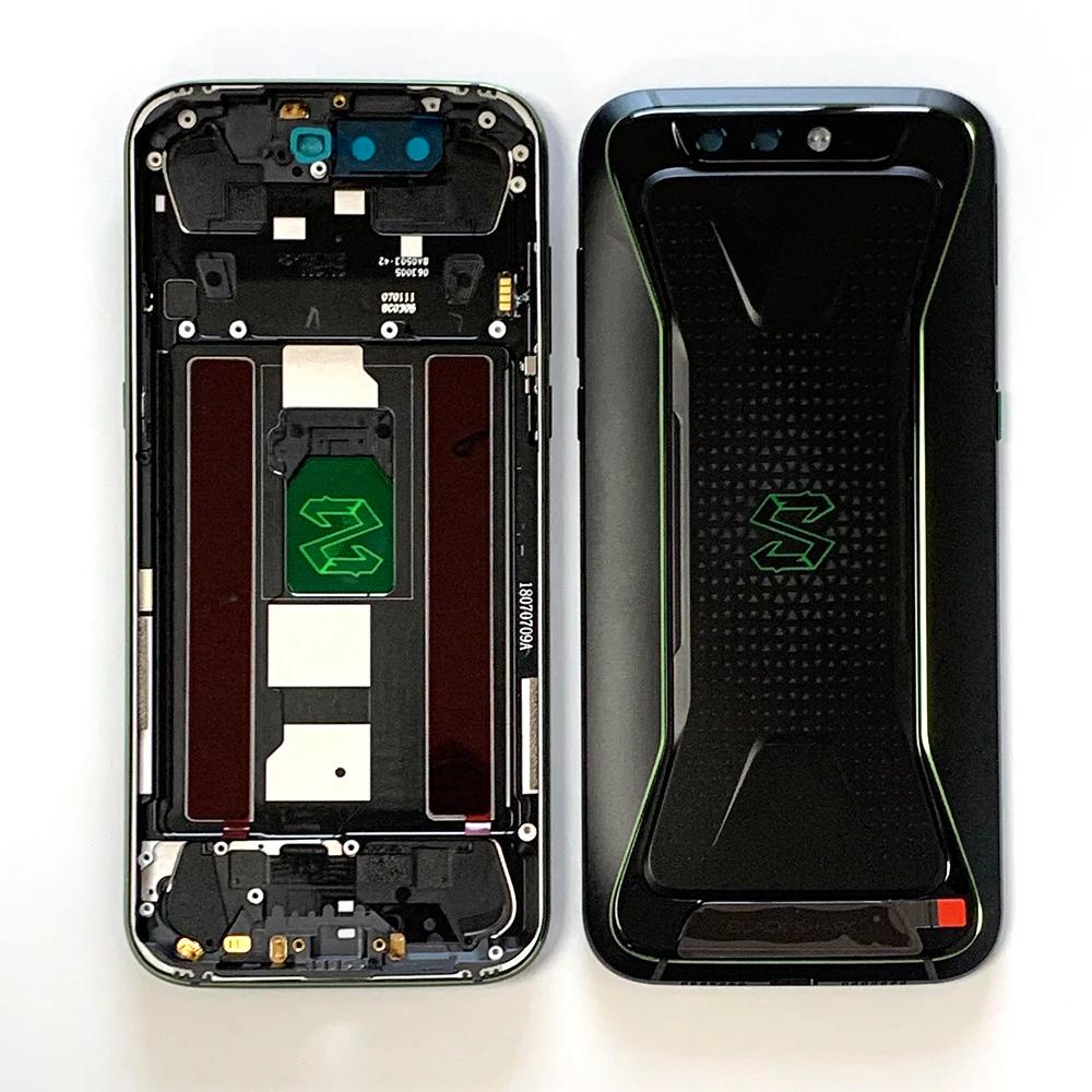 5.99  Per Xiaomi Black Shark Copribatteria Posteriore+Obiettivo Cornice Fotocamera Blackshark SKR-H0 SKR-A0 Alloggiamento Posteriore+Tasti Laterali ne