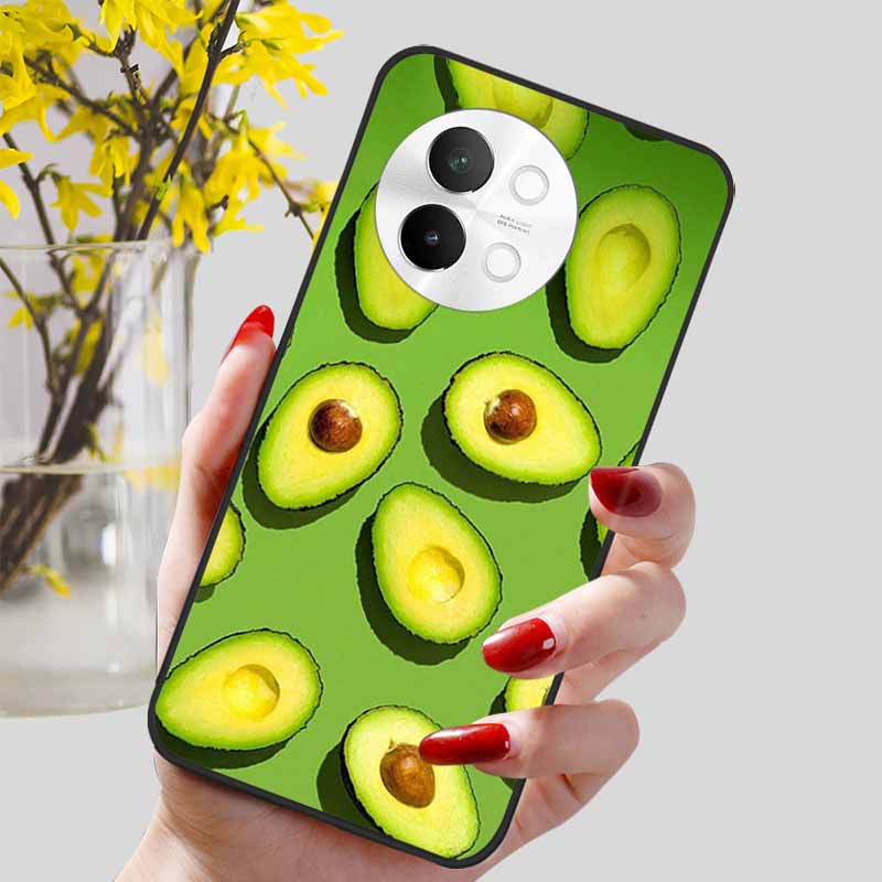 For Vivo V40 Lite 5G Case Fashion Soft Silicone Lovely Phone Cover for Vivo V 40 Lite V40Lite 5G Protect Back Cover TPU Coques