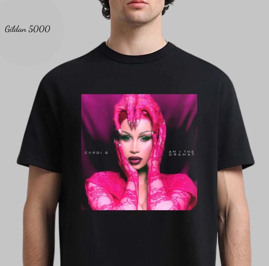 Cardi B Alternate Am I The Drama Album Cover T-shirt S-5XL S