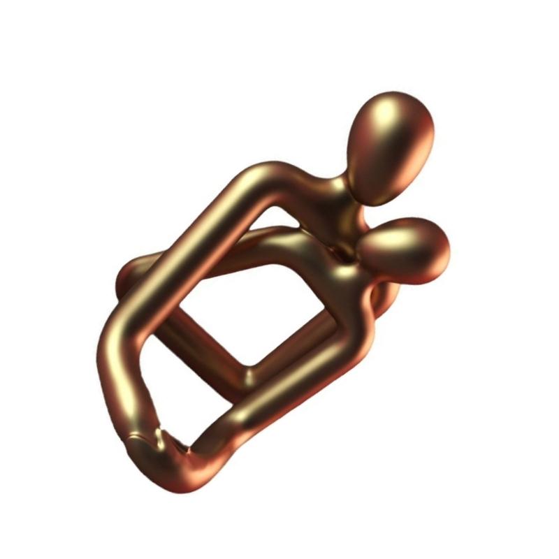 Love Sculpture Abstract Resin Sculpture Couple Sculpture Decorations Wedding Gift