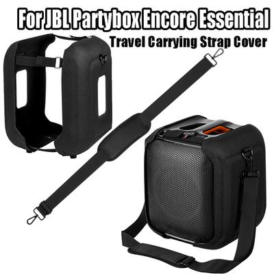 EVA Travel Carrying Strap Cover Anti Drop with Shoulder Strap and Base Support Feet for JBL Partybox Encore Essential Speaker