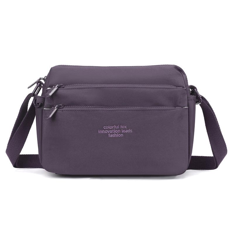 Women's Fashion Trend Shoulder Bag Anti-splashing Multi-layer Casual Messenger Bag