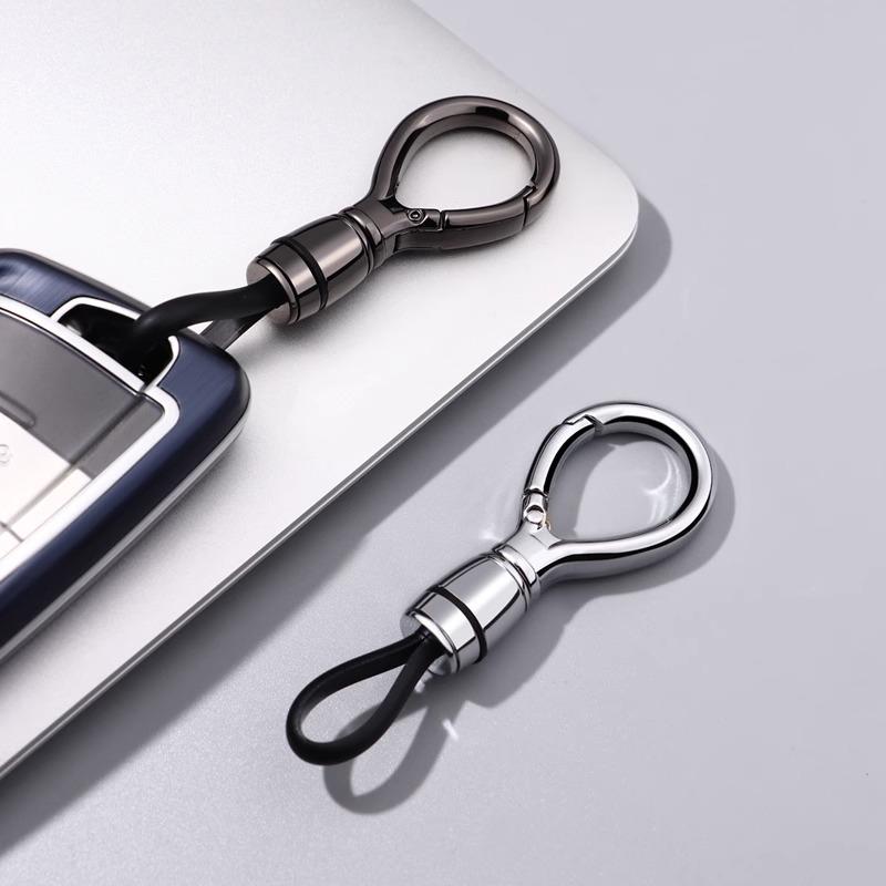 Men's Metal Car Key Chain Pendant | Simple Anti-Lost Waist Hanging Key Ring