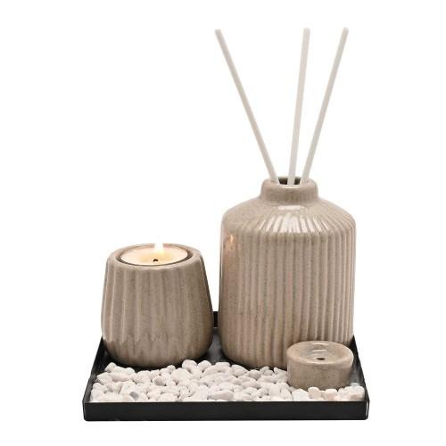 Hestia Ceramic Incense Stick Holder Set