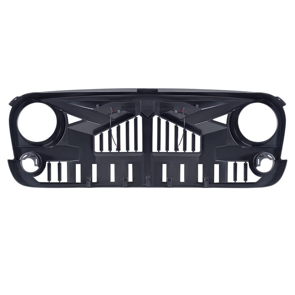 Cross-Border Modified Grille Accessories for 2007-2018 Jeep Wrangler JK - Imperial Indicator Style